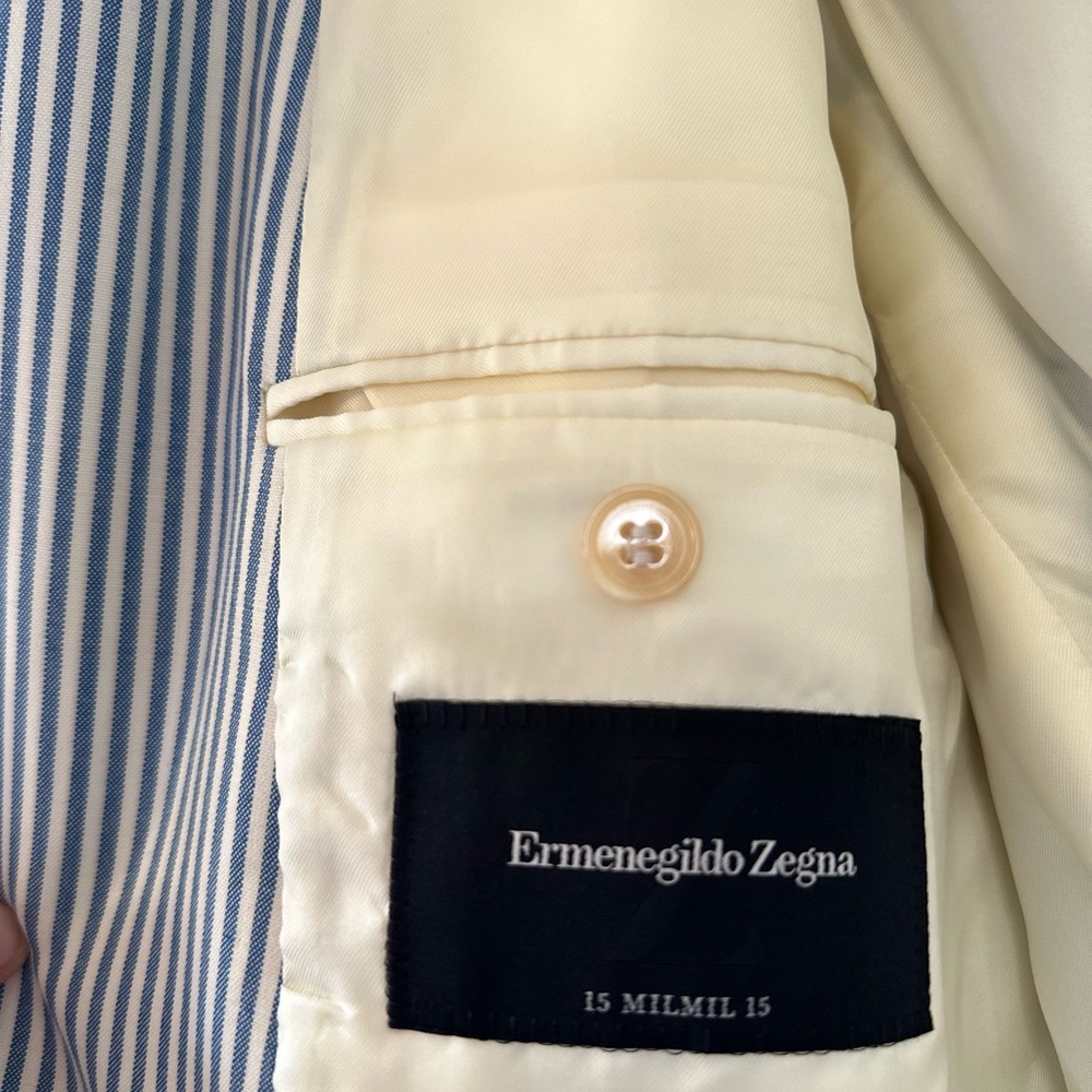 Ermenegildo Zegna seersucker sport coat, blazer, dinner jacket